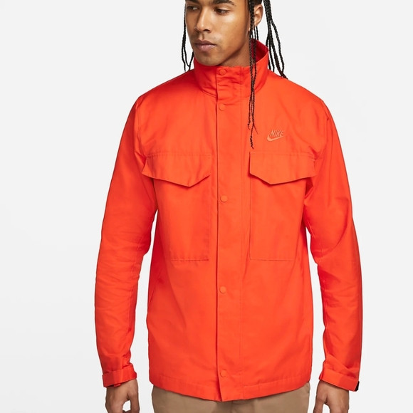 Nike Sportswear Men's Woven M65 Jacket Military - Picture 1 of 3